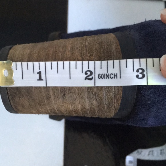 All Season BLUE SUEDE SHOES! Water resistant. - Picture 12 of 12